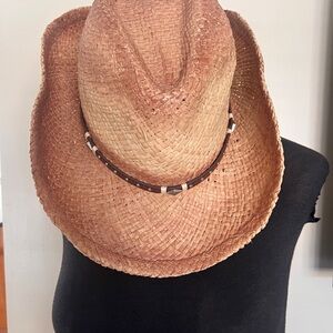 New w/tag Tidal Tom Straw Cowboy Hat, M/L
